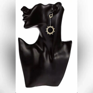 “SUN” Gold plated 925 silver earrings.